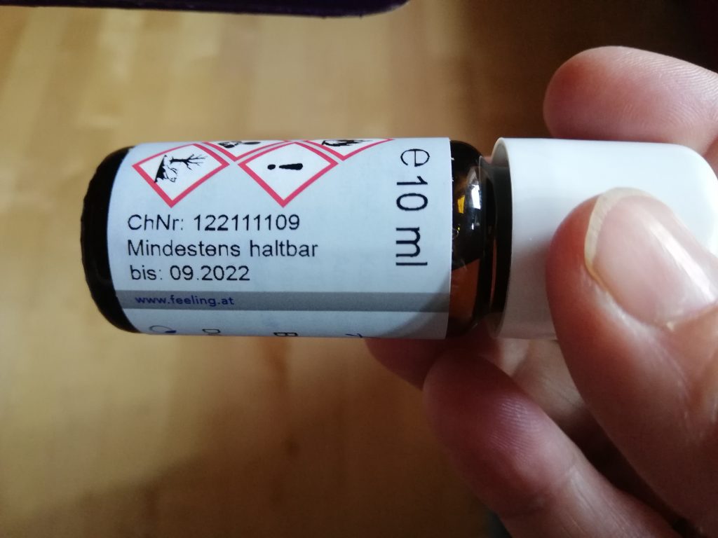 Haltbarkeit von ätherischen Ölen
