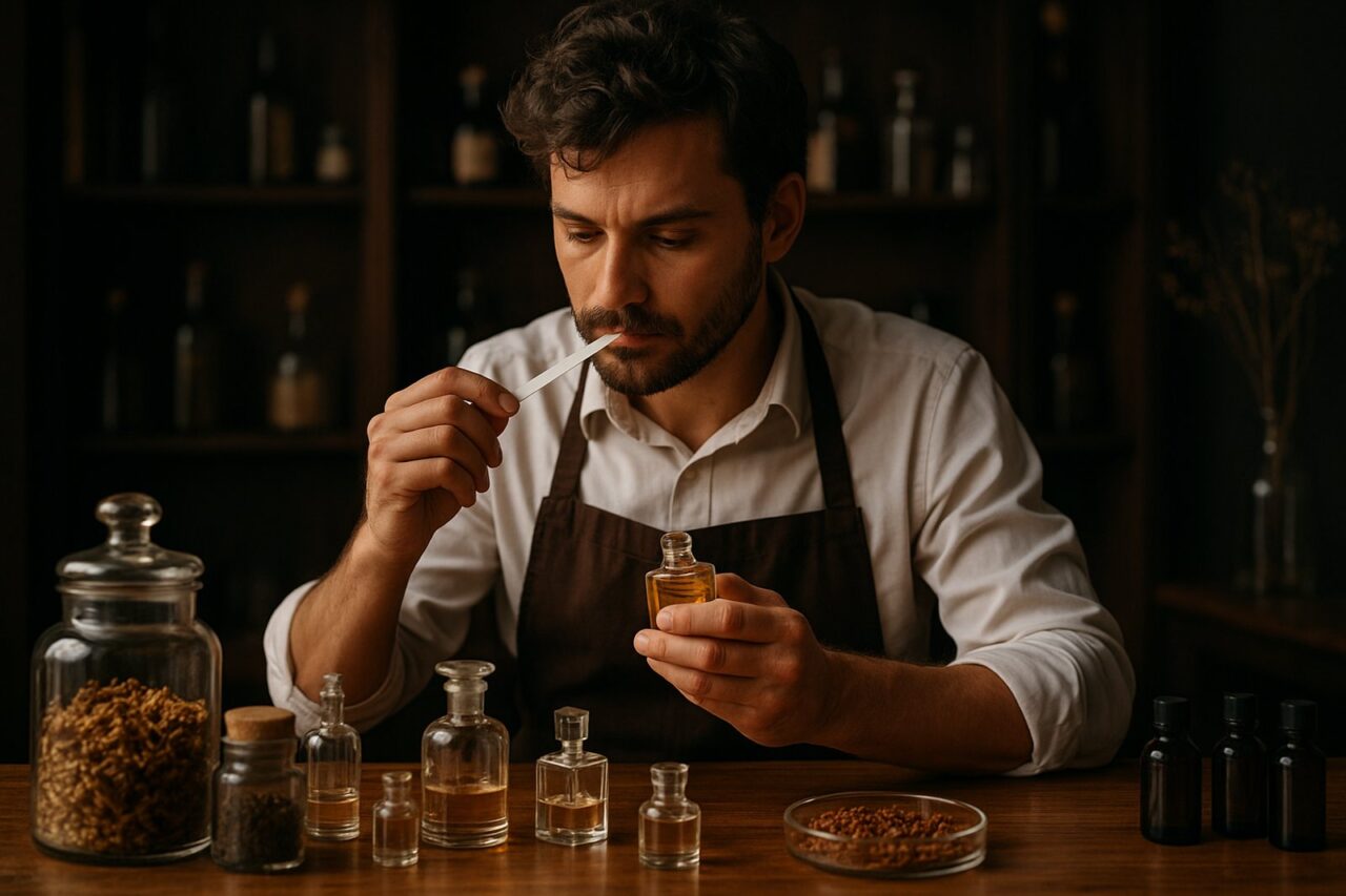 Kunst des Parfummischens